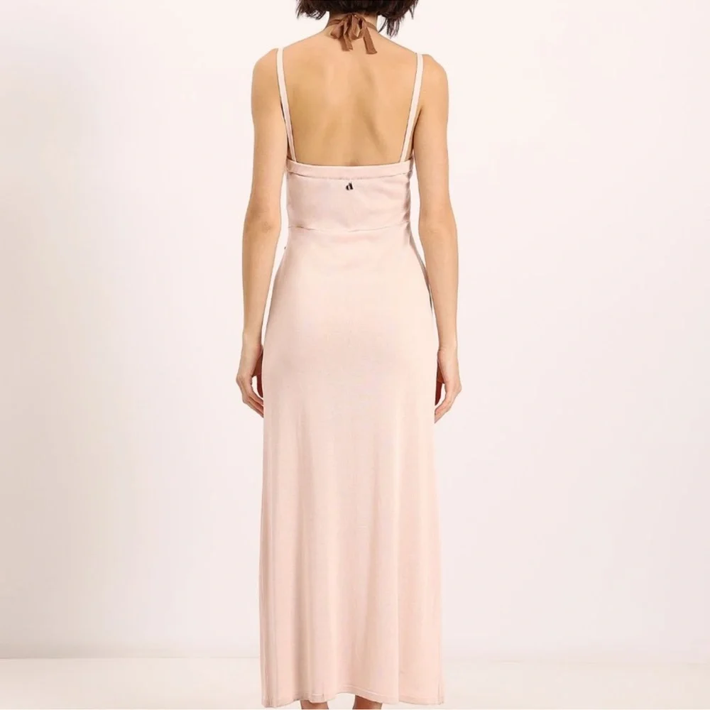 DIXIE Moon Flower Knit Halter Maxi Dress Small NWOT - Picture 4 of 5